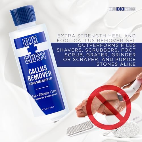 Blue Cross foot care gel for removing hard skin and cracked heels