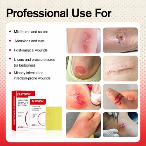POLYNEW bismuth tribromophenate medical dressing for burn and incision care