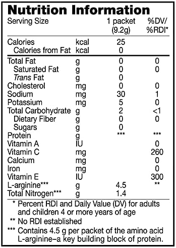 Arginaid nutritional supplement orange flavor 56 count box