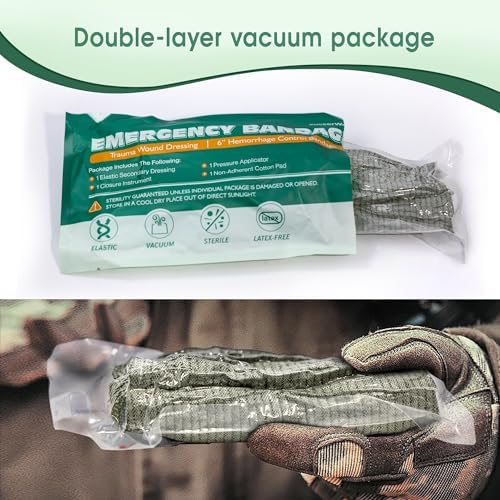SuccorWare 6 inch medical trauma kit refill for first aid
