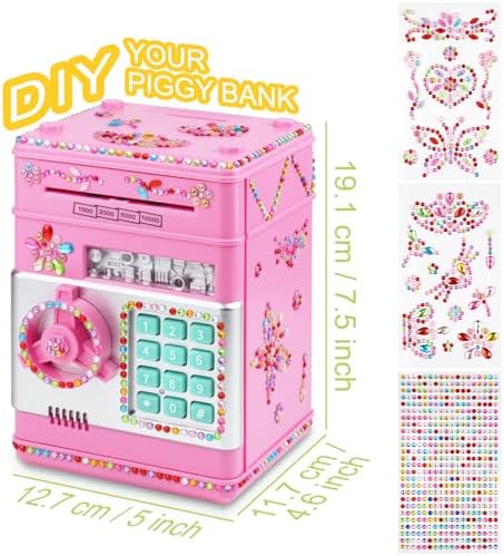 Ranphykx large capacity coin and bill storage safe packaging details