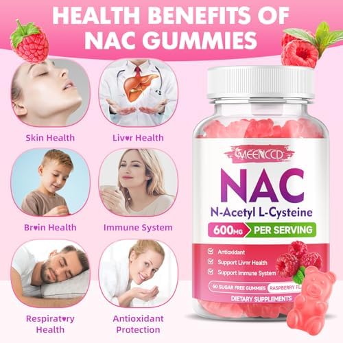 Meenccd NAC 600mg dietary supplement active ingredients breakdown