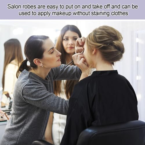 Two pieces pack of salon client robes suitable for professional parlor and home grooming
