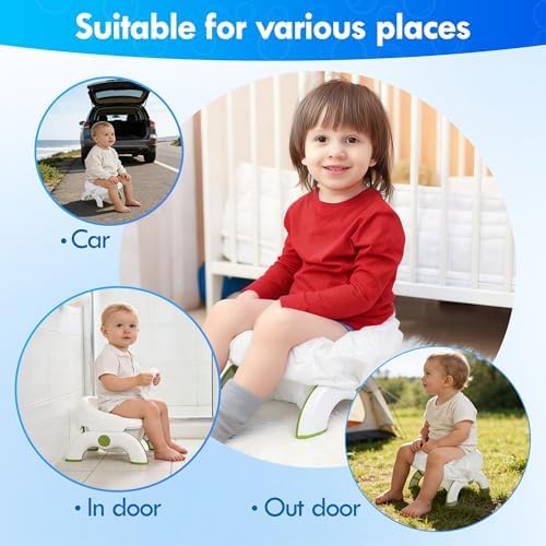 Stack of 80 count potty training liner bags