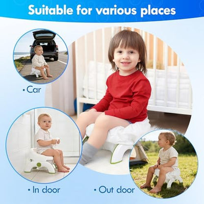 Stack of 80 count potty training liner bags