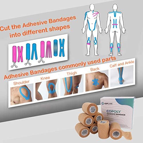 Premium athletic stretch wrap applied on an ankle sprain for flexible compression support