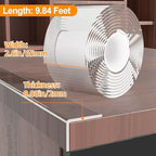 Chenya transparent furniture edge guard applied to table