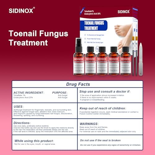 Authentic USA imported Sidinox toenail fungus treatment for Indian customers