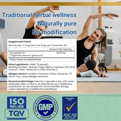 Side angle of Voll Sante Ayurvedic dietary supplement bottle rich in phytosterols and saponins