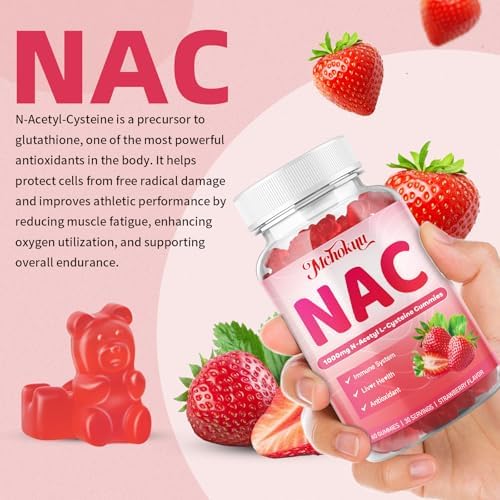 Vegan and sugar-free NAC supplement bottle with 60 count label