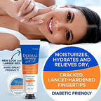 Back of Dermal Therapy Finger Care Cream packaging with ingredients