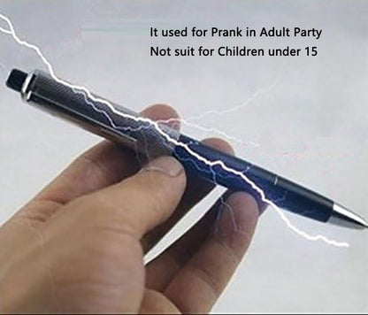Cooplay trick pen gag gadget displaying close up of the top clicker mechanism.