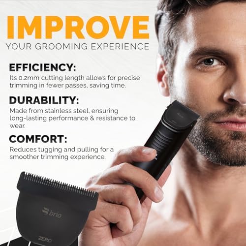Brio Zero Blade attached to Beardscape trimmer