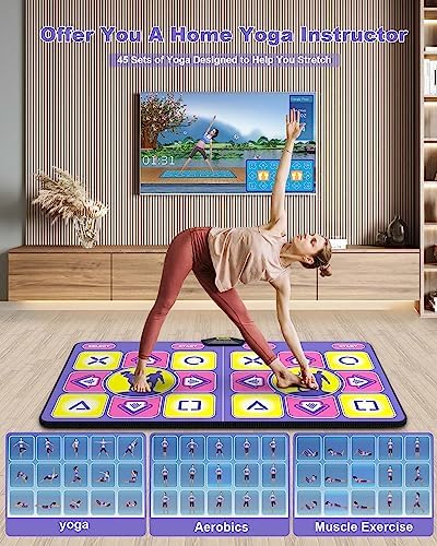 Acelufly dance mat packaging and included accessories set