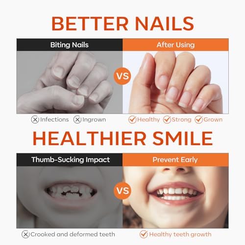 Clear bitter polish formula being applied to fingernails
