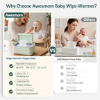 Awesmom Baby Wipe Warmer 3-level temperature control panel