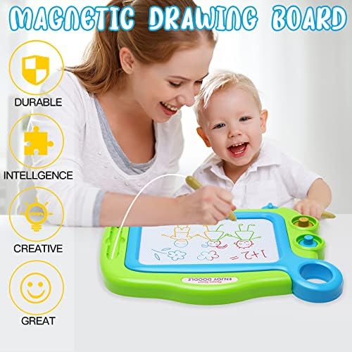 Side view of Aliskagze magnetic board showing sliding eraser