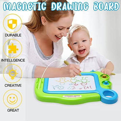 Side view of Aliskagze magnetic board showing sliding eraser