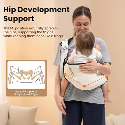 Cosdig ergonomic baby carrier with breathable mesh detail