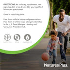 NaturesPlus Hema-Plex Iron 85 mg bottle seal and cap detail