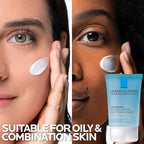 Lightweight matte finish face cream with broad spectrum sun protection