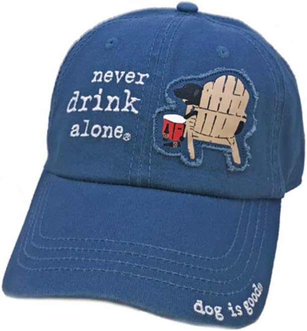 Back view of Dog Is Good signature baseball cap