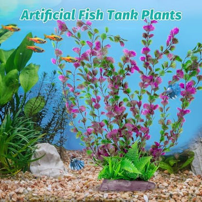 Hamiledyi artificial aquatic vegetation providing hiding spots for pet fish