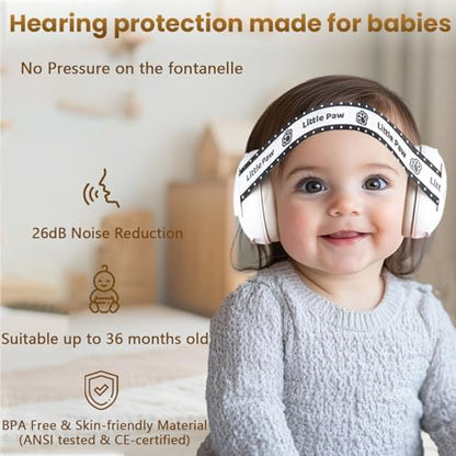 Adjustable headband feature of Dekukar baby ear defenders