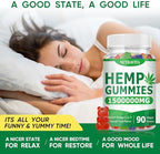 Nutravita hemp gummies retail box and bottle display