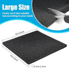Aquaneat black biological filtration sponge pad side view showing thickness