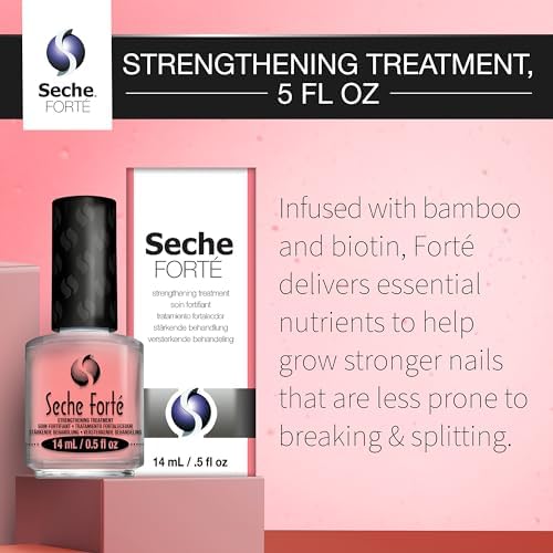 Close up of Seche Forte Strengthening Treatment label