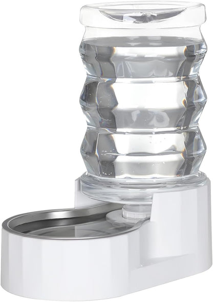 RIZZARI 8L Stainless Steel Gravity Pet Water Dispenser - Auto-Refill | No Electricity Needed,Wide-Mouth Cleaning,Triple Filtration,BPA-Free Materials,Visible Water Level - Image 11
