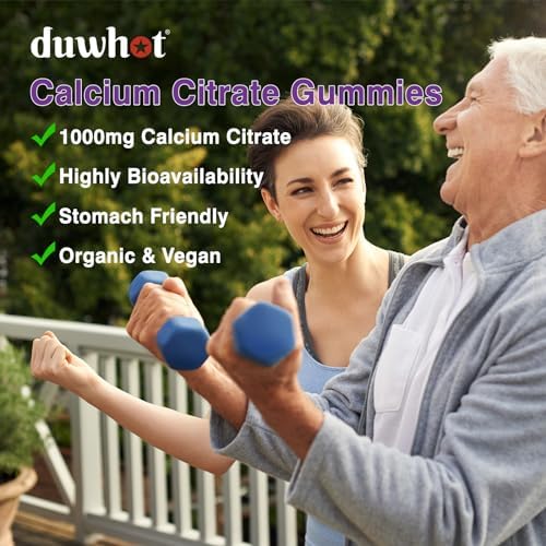 Authentic USA imported Duwhot calcium citrate gummy supplement