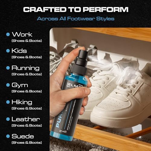 Blackline 4-in-1 spray being used as a closet and fabric refresher.
