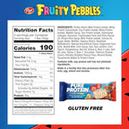 Pure Protein Fruity PEBBLES™ Protein Bars – 20g Protein, 3g Sugar, 190 Calories (4 count) Low Sugar* High Protein Snack – Gluten Free - Perfect for a Healthy Snack. - Image 3