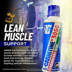 Ronnie Coleman L-Carnitine XS 3000 Pink Lemonade nutritional facts label