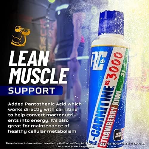 Ronnie Coleman L-Carnitine XS 3000 Pink Lemonade nutritional facts label