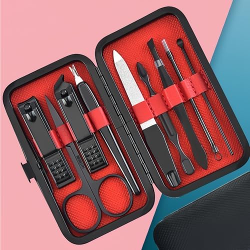 Jmkjmjp 9-in-1 professional manicure set front view