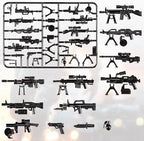 83 Pcs Toy Soldiers Figures US Army Battle Toy Set - Weapons Pack Military Weapon Battle Building Blocks Compatible with Major Brand, 3 Years Old and up - Image 5
