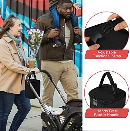 Side view of Accmor portable breastmilk travel bag