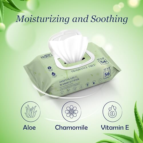 ProHeal adult wipes infused with aloe vera chamomile and vitamin E