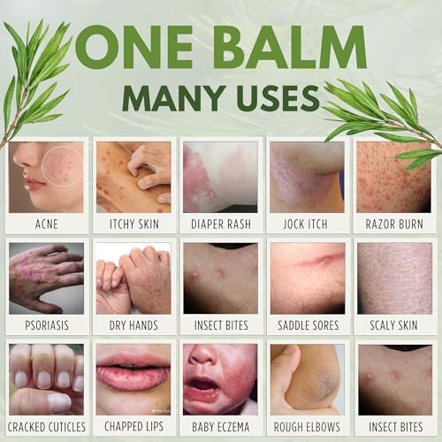Chamuel premium imported tea tree oil skin balm for athlete foot treatment.