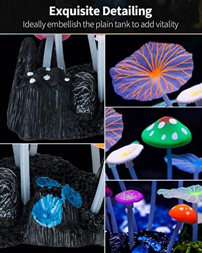 Safe silicone fish tank ornament by Uniclife packaged securely for aquarium landscaping hobbyists