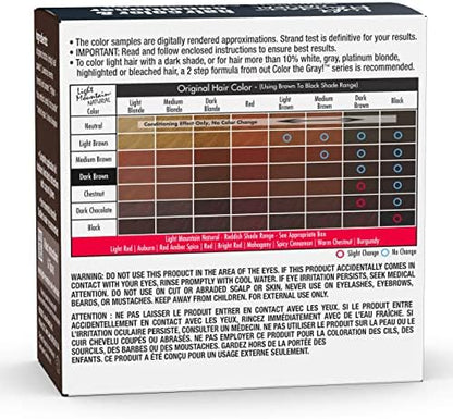 Light Mountain henna hair dye application kit contents