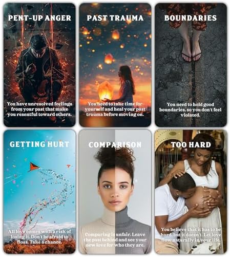 Singles relationship oracle deck for beginners spread out for love reading