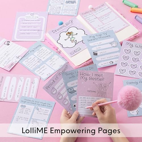 Happy Lolli DIY kit stickers washi tape and pom pom pen