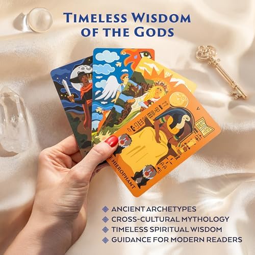 Authentic Wyspell hand illustrated tarot cards for intuitive readings and meditation