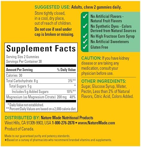 Nature Made USA imported health supplement for nerve and bone wellness