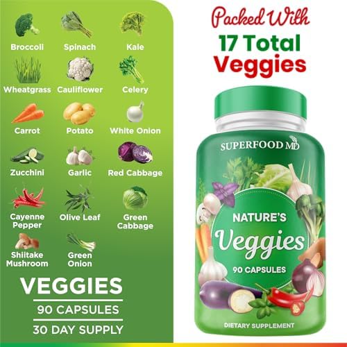Superfood MD Veggies Supplement lifestyle and daily use container shot