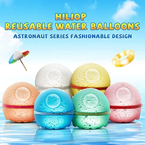 Hiliop space capsule design self sealing water balloons full collection